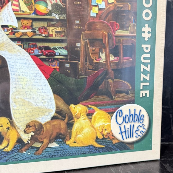 COBBLE HILL Tom Newsom “Santa’s List" 1000 Pieces Puzle - Picture 3 of 10